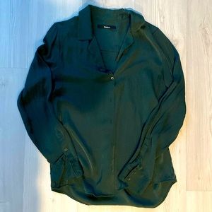 Quince silk button down blouse